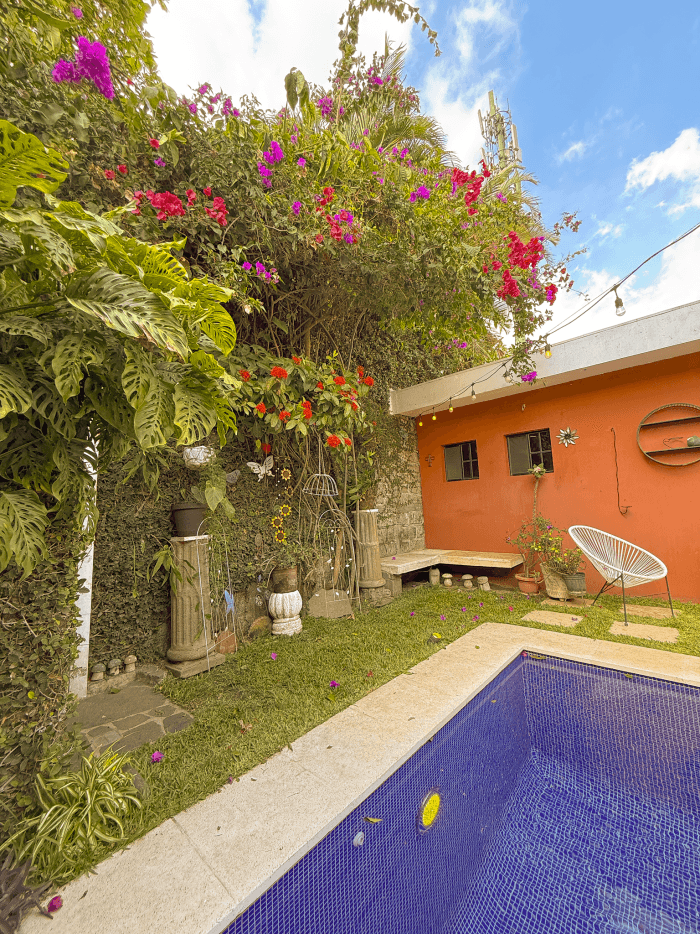 Casa en venta en Residencial Utila Santa Tecla - Área de piscina