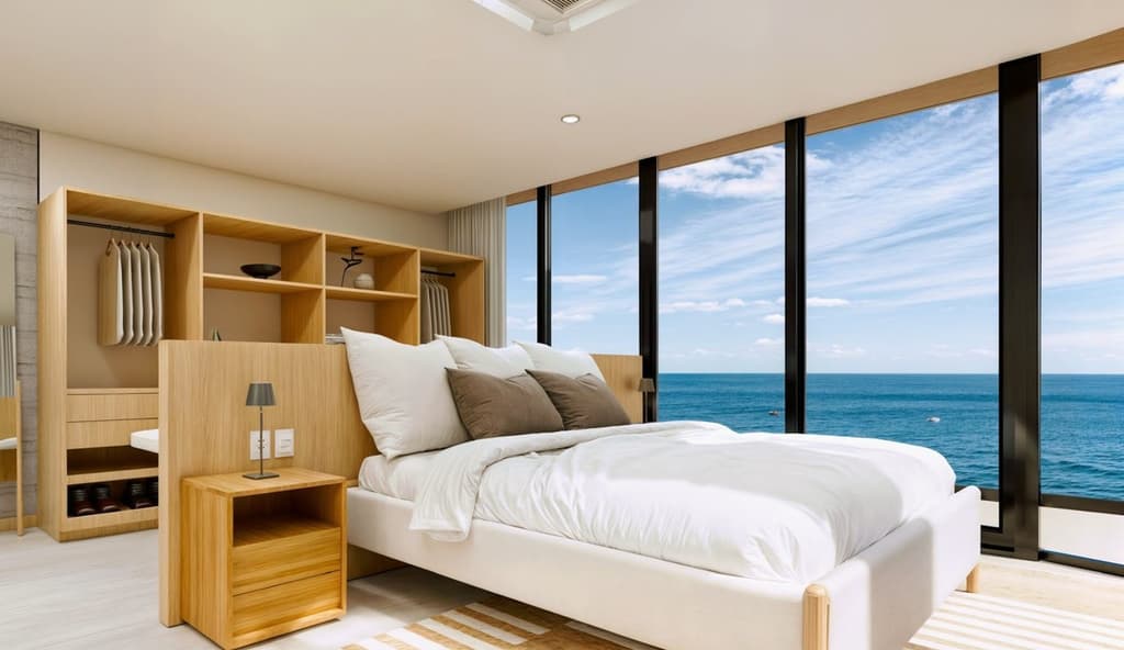 Apartamentos con vista al mar en San Blas Surf City - Habitación