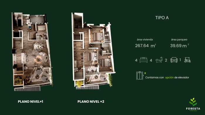Casas tipo townhome proyecto Foresta en El Encanto Club - foto 8
