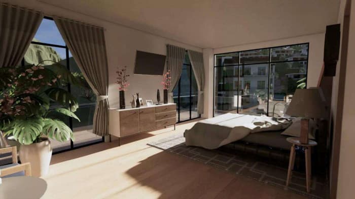 Apartamento amueblado con vista al mar en Mizata - foto 9