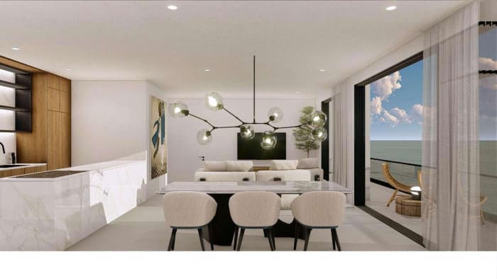 Apartamento amueblado con vista al mar en Mizata - foto 2