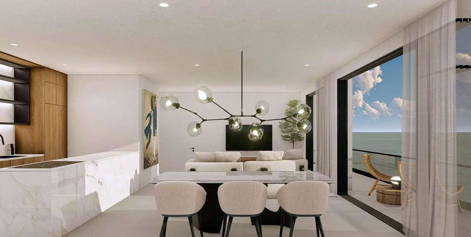 Exclusivo apartamento frente al mar en Surf City - foto 4